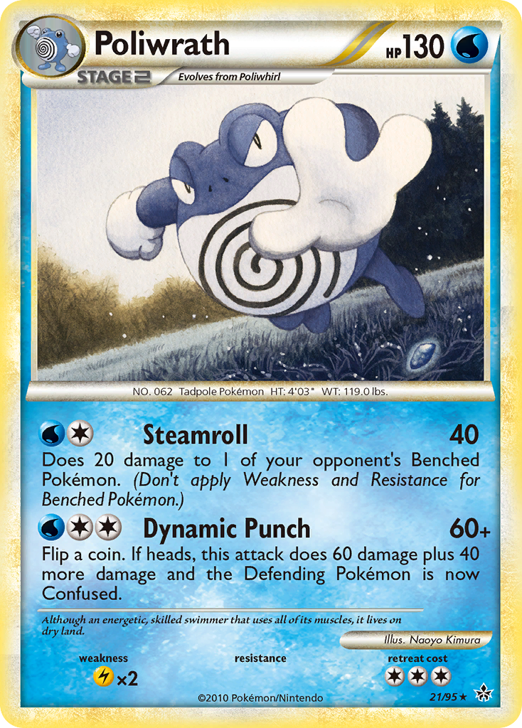Unleashed Poliwrath #21/95